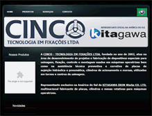 Tablet Screenshot of kitagawa-cinco.com.br